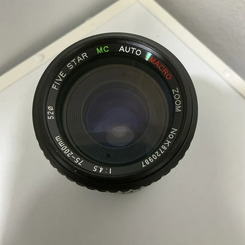 Five Star MC Auto Macro Zoom 75-200mm f4.5 Lens for Pentax K mount